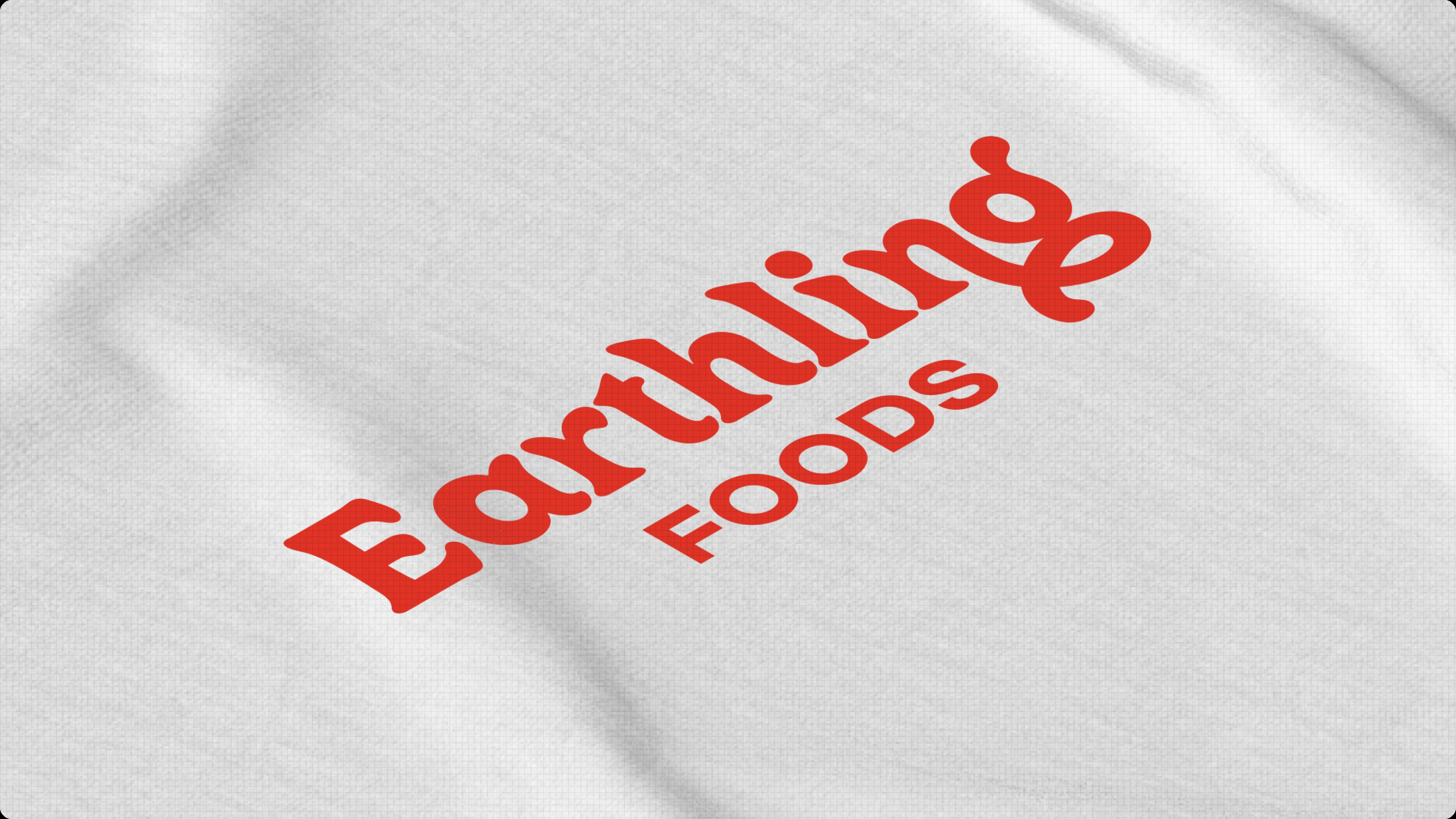 Earthling Foods logo printed on a white tee