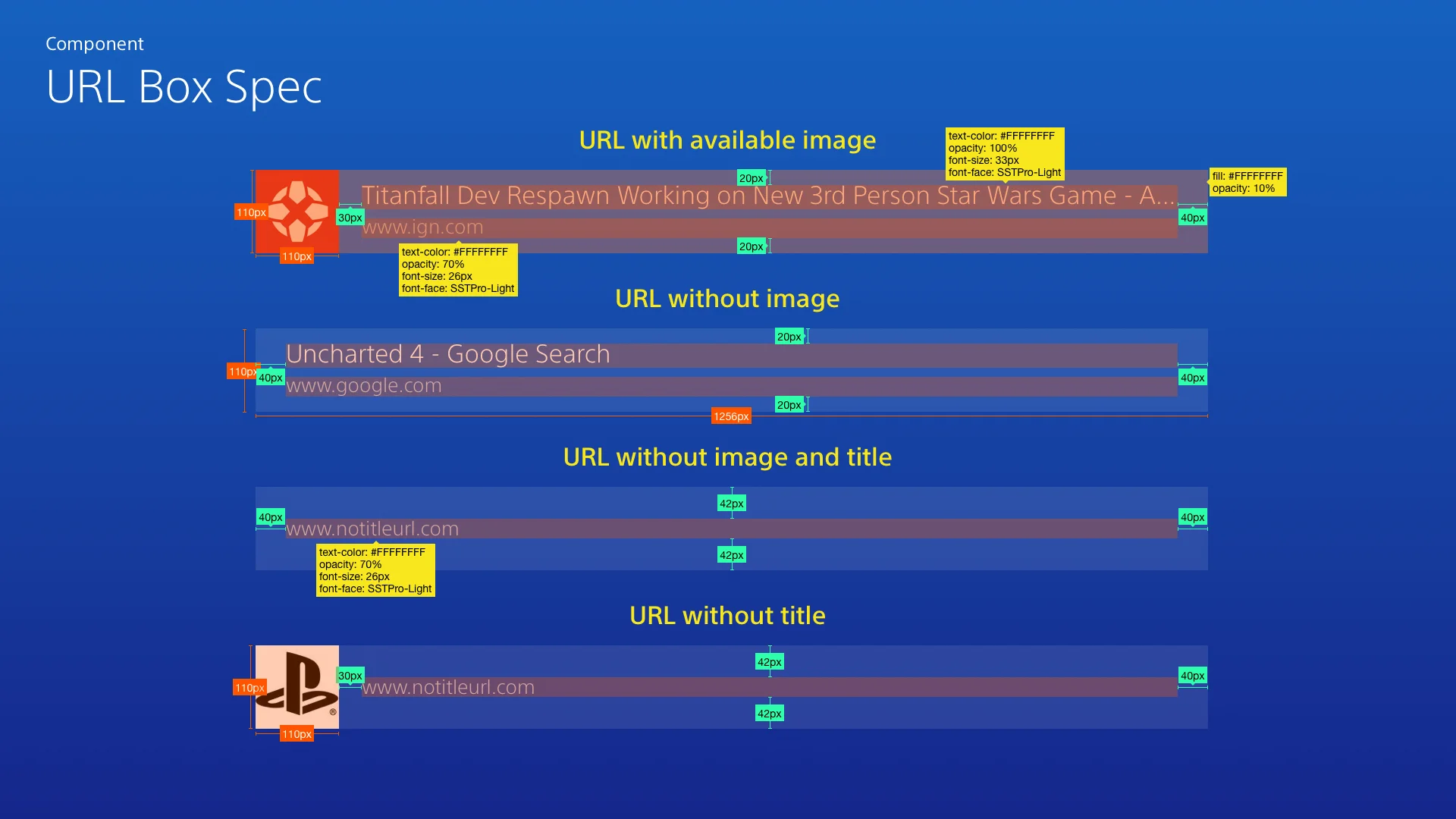 URL sharing box